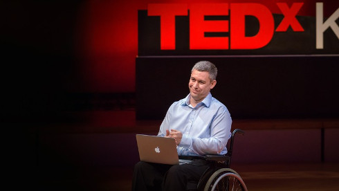 Martin Pistorius 2015-ben a TED-en